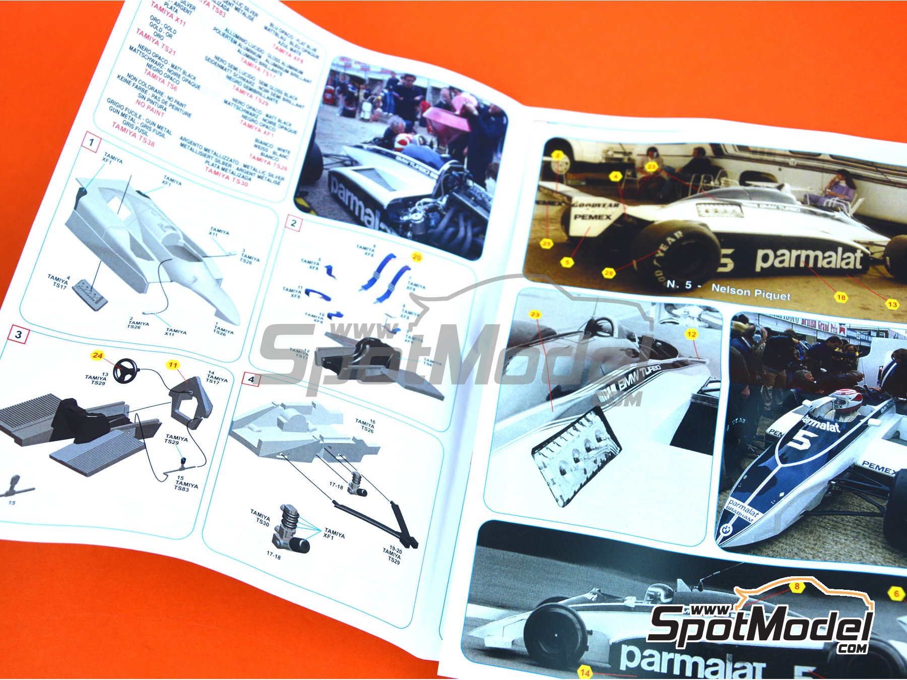 Tameo Kits SLK108: Car scale model kit 1/43 scale - Brabham BMW